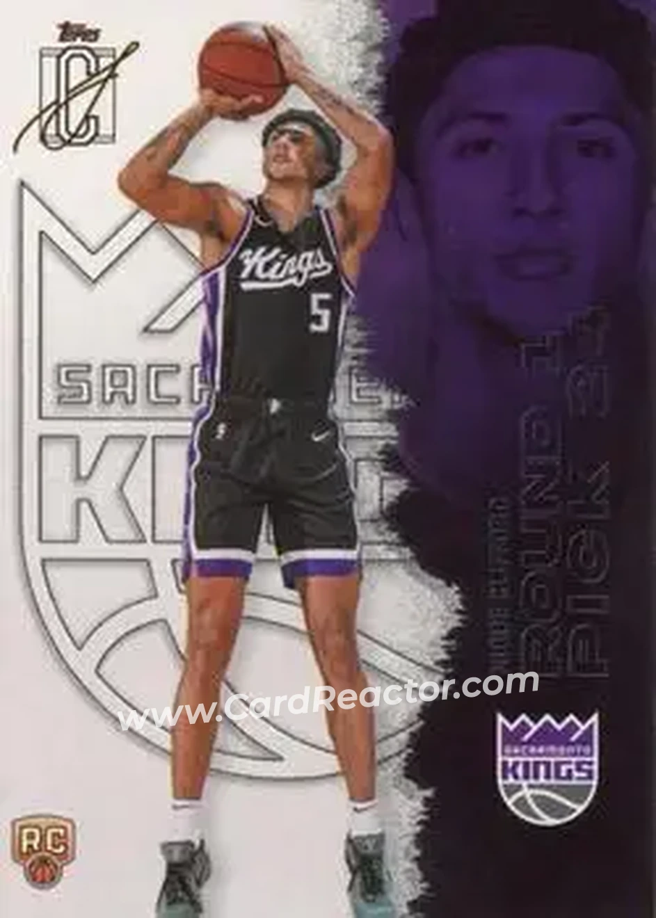 2025-26 Topps Signature Class #120 - Nique Clifford - Sacramento Kings - Front 2025-26 Topps Signature Class #120 - Nique Clifford - Sacramento Kings - Front