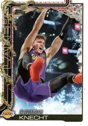 2025-26 Topps Holiday #H122 - Dalton Knecht - Los Angeles Lakers