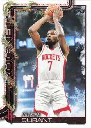 2025-26 Topps Holiday #H125 - Kevin Durant - Houston Rockets