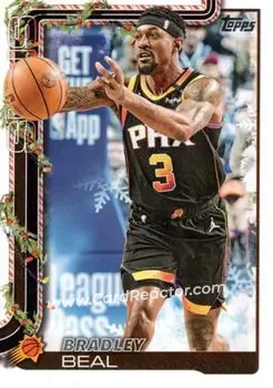 2025-26 Topps Holiday #H126 - Bradley Beal - Phoenix Suns - Front 2025-26 Topps Holiday #H126 - Bradley Beal - Phoenix Suns - Front