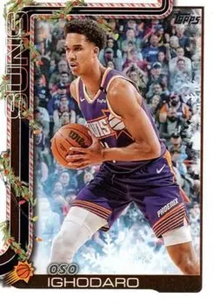 2025-26 Topps Holiday #H128 - Oso Ighodaro - Phoenix Suns