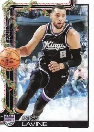 2025-26 Topps Holiday #H130 - Zach LaVine - Sacramento Kings