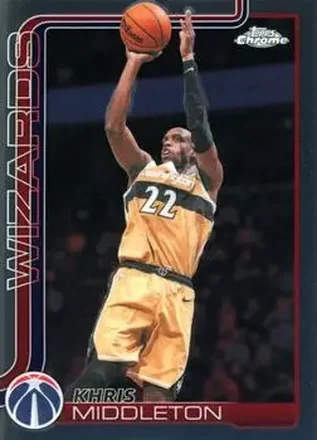 2025-26 Topps Chrome Update #101 - Khris Middleton - Washington Wizards