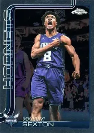 2025-26 Topps Chrome Update #102 - Collin Sexton - Charlotte Hornets