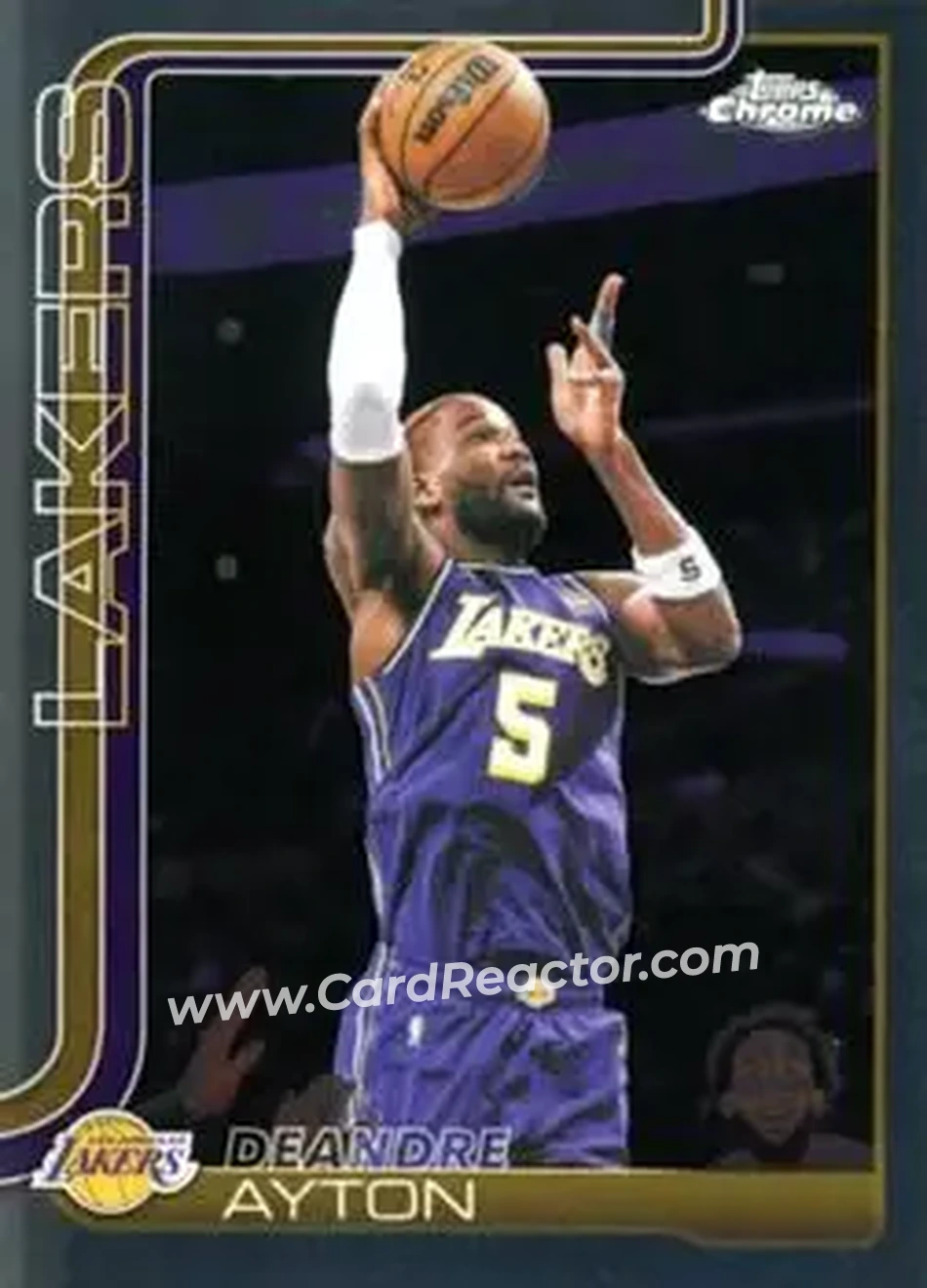 2025-26 Topps Chrome Update #104 - Deandre Ayton - Los Angeles Lakers - Front