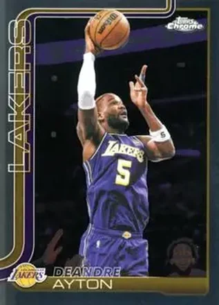 2025-26 Topps Chrome Update #104 - Deandre Ayton - Los Angeles Lakers