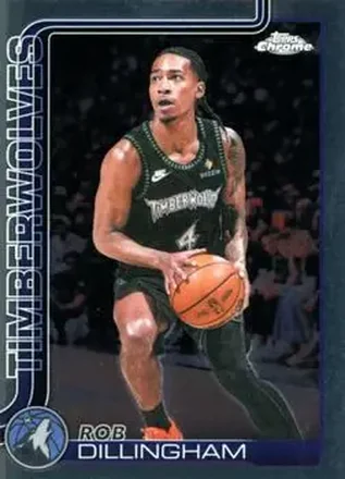 2025-26 Topps Chrome Update #105 - Rob Dillingham - Minnesota Timberwolves