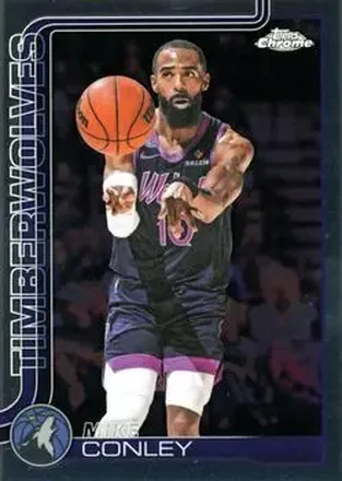 2025-26 Topps Chrome Update #109 - Mike Conley - Minnesota Timberwolves