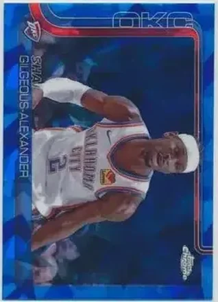 2025-26 Topps Chrome Sapphire Edition #141 - Shai Gilgeous-Alexander - Oklahoma City Thunder
