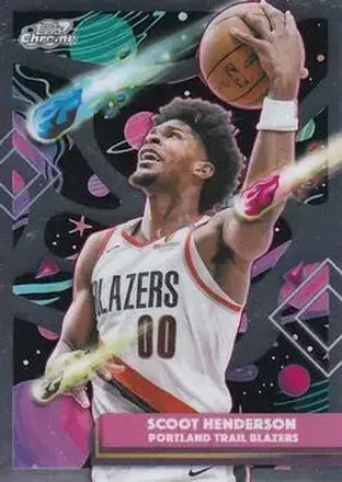 2025-26 Topps Chrome Cosmic #185 - Scoot Henderson - Portland Trail Blazers