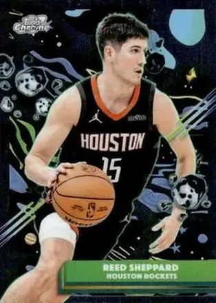 2025-26 Topps Chrome Cosmic #192 - Reed Sheppard - Houston Rockets