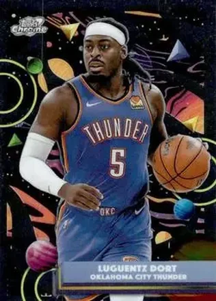 2025-26 Topps Chrome Cosmic #193 - Luguentz Dort - Oklahoma City Thunder