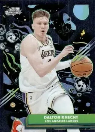 2025-26 Topps Chrome Cosmic #195 - Dalton Knecht - Los Angeles Lakers