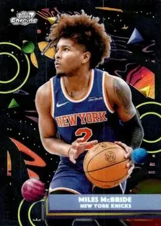 2025-26 Topps Chrome Cosmic #196 - Miles McBride - New York Knicks