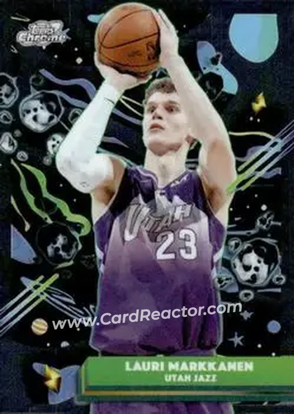 2025-26 Topps Chrome Cosmic #198 - Lauri Markkanen - Utah Jazz - Front