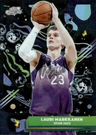 2025-26 Topps Chrome Cosmic #198 - Lauri Markkanen - Utah Jazz