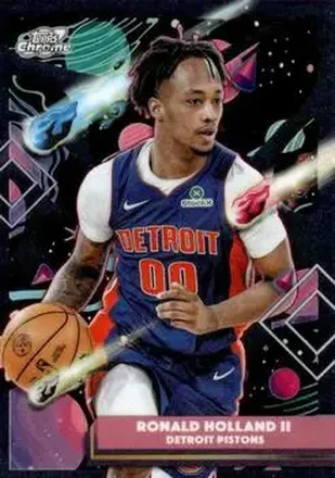 2025-26 Topps Chrome Cosmic #200 - Ron Holland II - Detroit Pistons 2025-26 Topps Chrome Cosmic #200 - Ron Holland II - Detroit Pistons