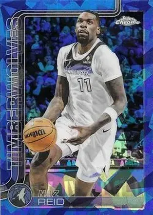 2025-26 Topps Chrome Sapphire Edition #156 - Naz Reid - Minnesota Timberwolves