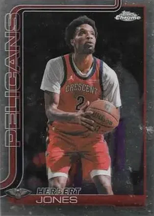 2025-26 Topps Chrome Update #114 - Herbert Jones - New Orleans Pelicans