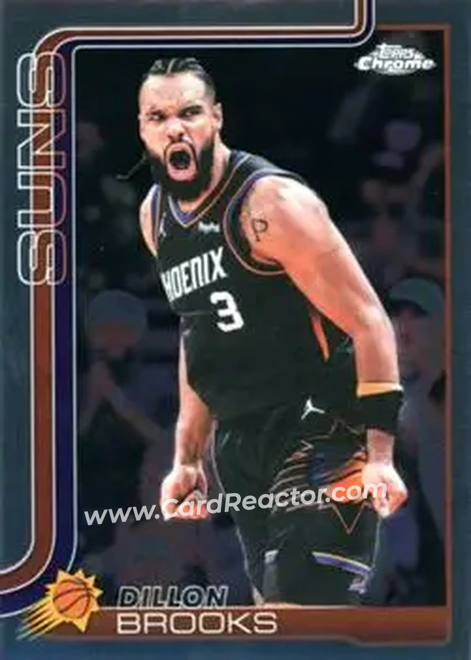 2025-26 Topps Chrome Update #117 - Dillon Brooks - Phoenix Suns - Front