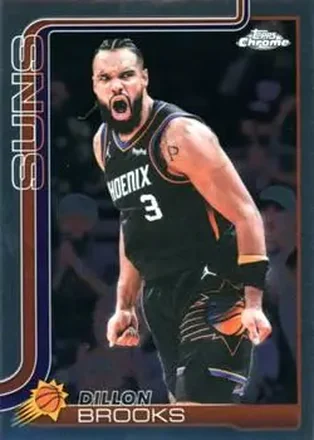 2025-26 Topps Chrome Update #117 - Dillon Brooks - Phoenix Suns