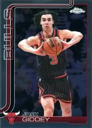 2025-26 Topps Chrome Update #118 - Josh Giddey - Chicago Bulls
