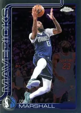 2025-26 Topps Chrome Update #120 - Naji Marshall - Dallas Mavericks
