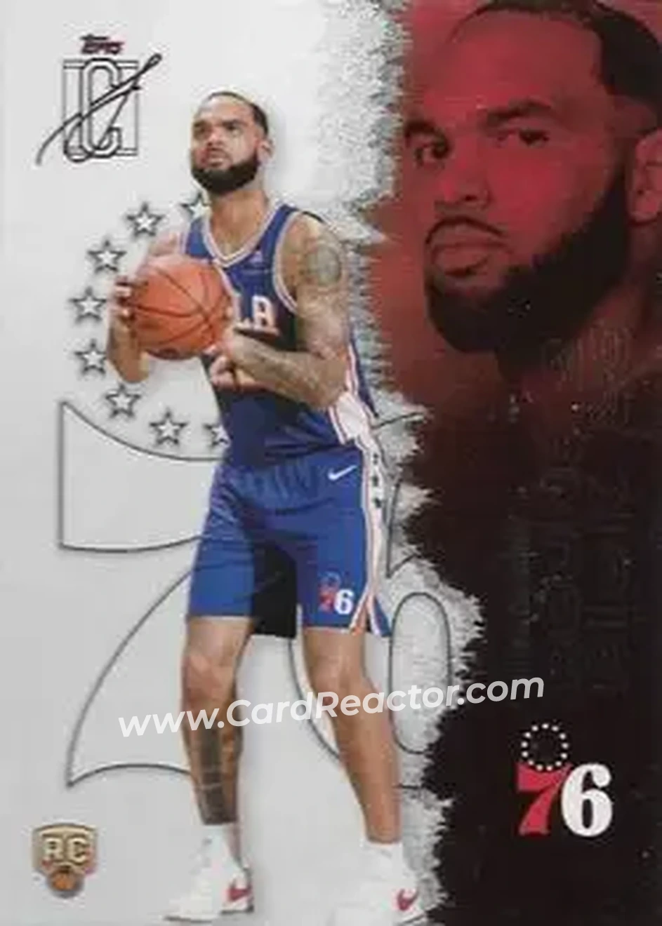 2025-26 Topps Signature Class #128 - Johni Broome - Philadelphia 76ers - Front 2025-26 Topps Signature Class #128 - Johni Broome - Philadelphia 76ers - Front