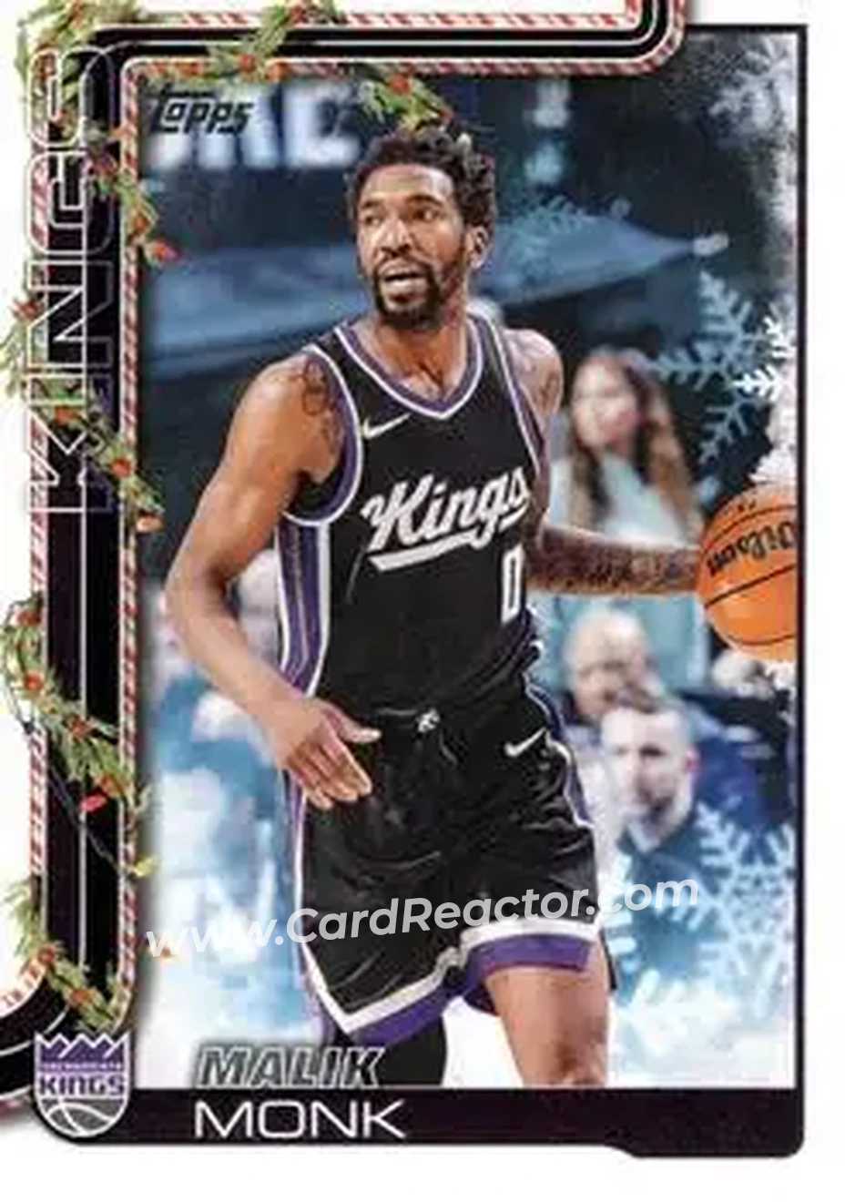 2025-26 Topps Holiday #H131 - Malik Monk - Sacramento Kings - Front