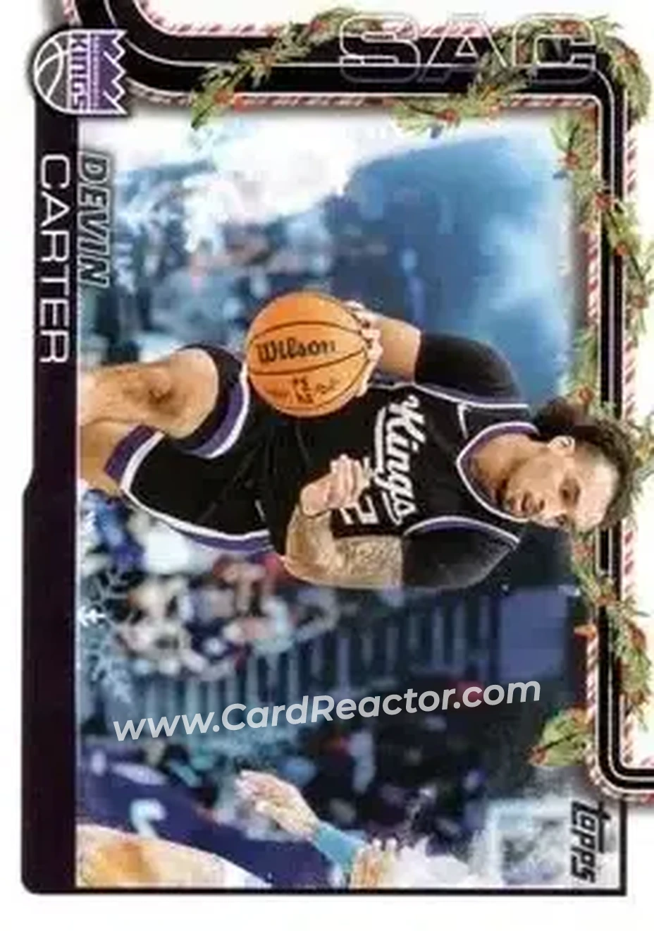 2025-26 Topps Holiday #H132 - Devin Carter - Sacramento Kings - Front