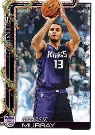 2025-26 Topps Holiday #H133 - Keegan Murray - Sacramento Kings