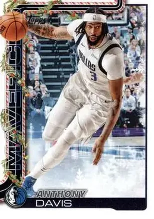 2025-26 Topps Holiday #H136 - Anthony Davis - Dallas Mavericks