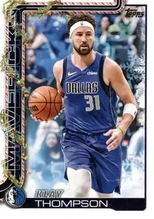 2025-26 Topps Holiday #H137 - Klay Thompson - Dallas Mavericks