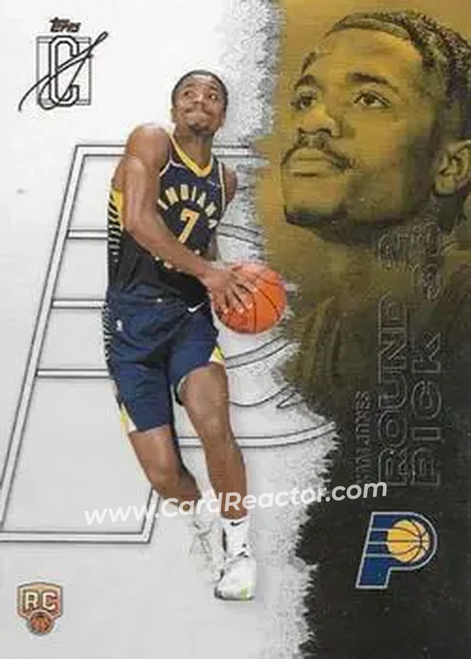 2025-26 Topps Signature Class #131 - Kam Jones - Indiana Pacers - Front 2025-26 Topps Signature Class #131 - Kam Jones - Indiana Pacers - Front