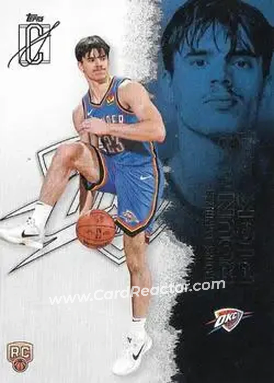 2025-26 Topps Signature Class #137 - Brooks Barnhizer - Oklahoma City Thunder - Front