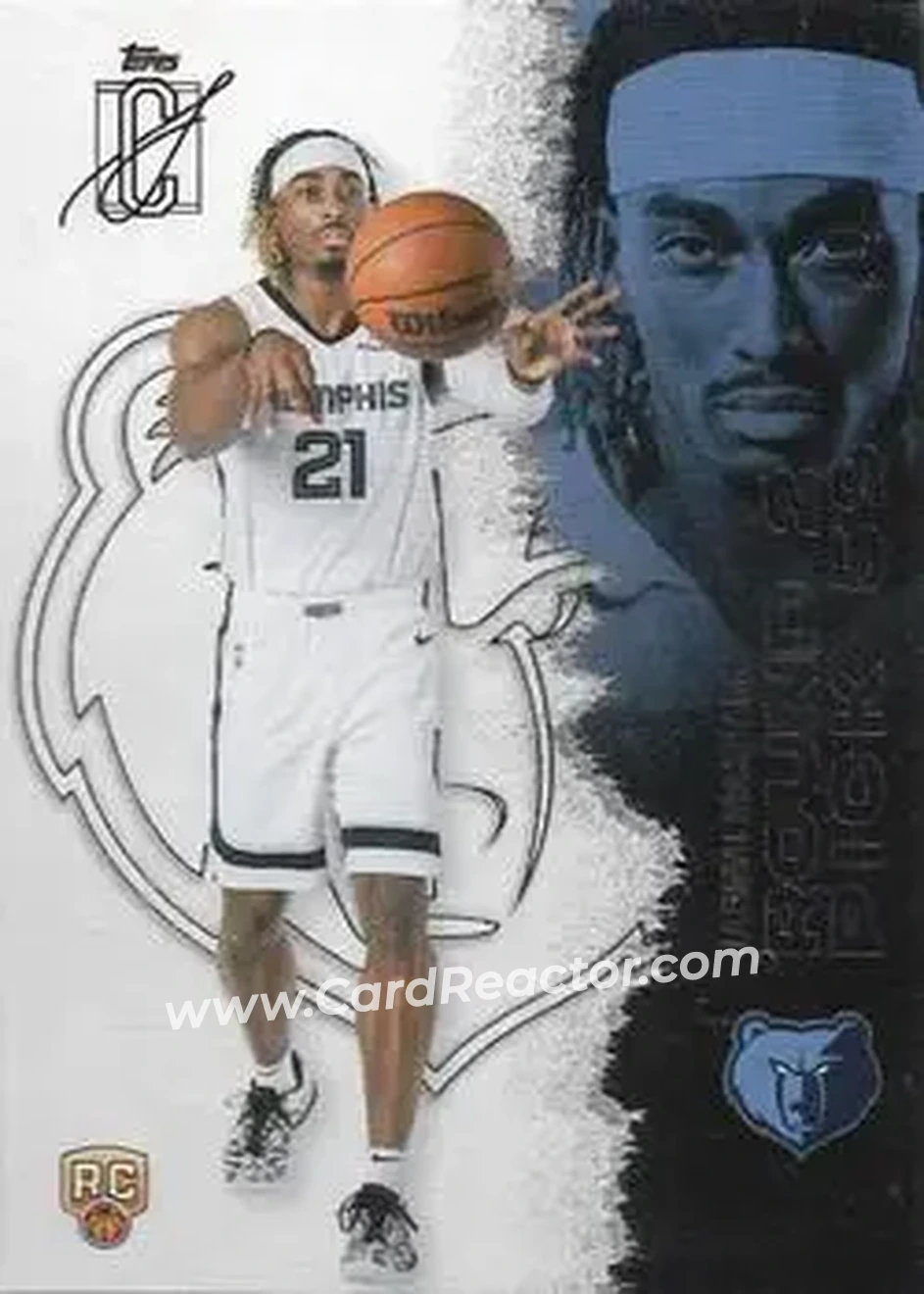 2025-26 Topps Signature Class #138 - Jahmai Mashack - Memphis Grizzlies - Front 2025-26 Topps Signature Class #138 - Jahmai Mashack - Memphis Grizzlies - Front