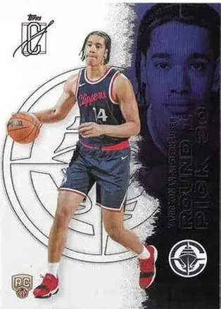 2025-26 Topps Signature Class #142 - Yanic Konan Niederhäuser - Los Angeles Clippers