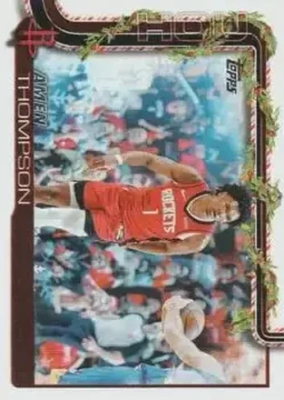 2025-26 Topps Holiday #H141 - Amen Thompson - Houston Rockets