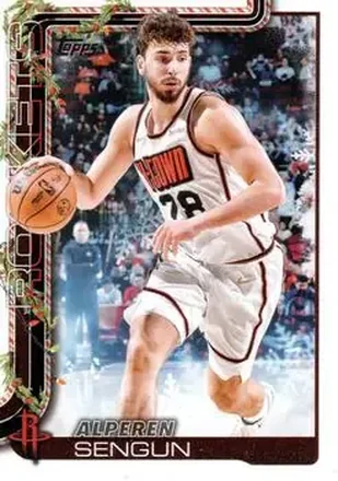 2025-26 Topps Holiday #H145 - Alperen Sengun - Houston Rockets