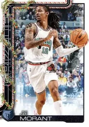 2025-26 Topps Holiday #H146 - Ja Morant - Memphis Grizzlies