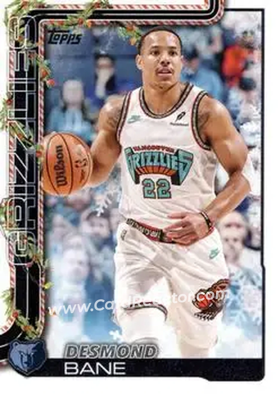 2025-26 Topps Holiday #H149 - Desmond Bane - Memphis Grizzlies - Front 2025-26 Topps Holiday #H149 - Desmond Bane - Memphis Grizzlies - Front