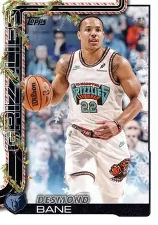 2025-26 Topps Holiday #H149 - Desmond Bane - Memphis Grizzlies