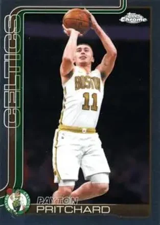 2025-26 Topps Chrome Update #121 - Payton Pritchard - Boston Celtics