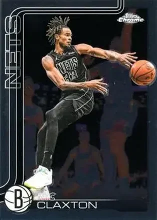 2025-26 Topps Chrome Update #123 - Nic Claxton - Brooklyn Nets