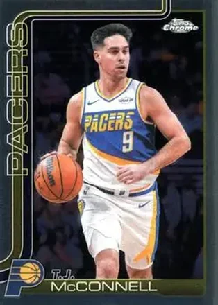 2025-26 Topps Chrome Update #125 - T.J. McConnell - Indiana Pacers
