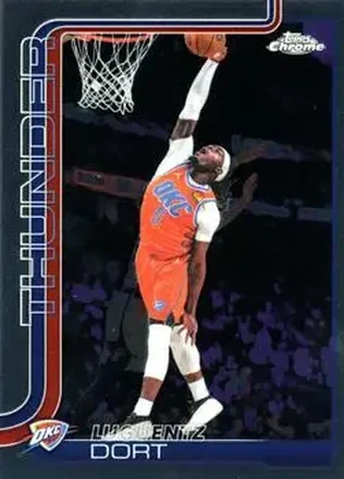 2025-26 Topps Chrome Update #127 - Luguentz Dort - Oklahoma City Thunder