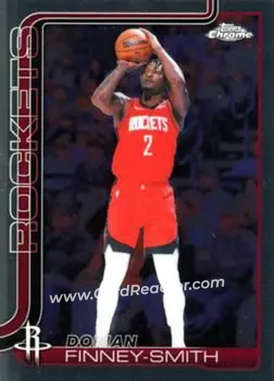 2025-26 Topps Chrome Update #129 - Dorian Finney-Smith - Houston Rockets - Front 2025-26 Topps Chrome Update #129 - Dorian Finney-Smith - Houston Rockets - Front