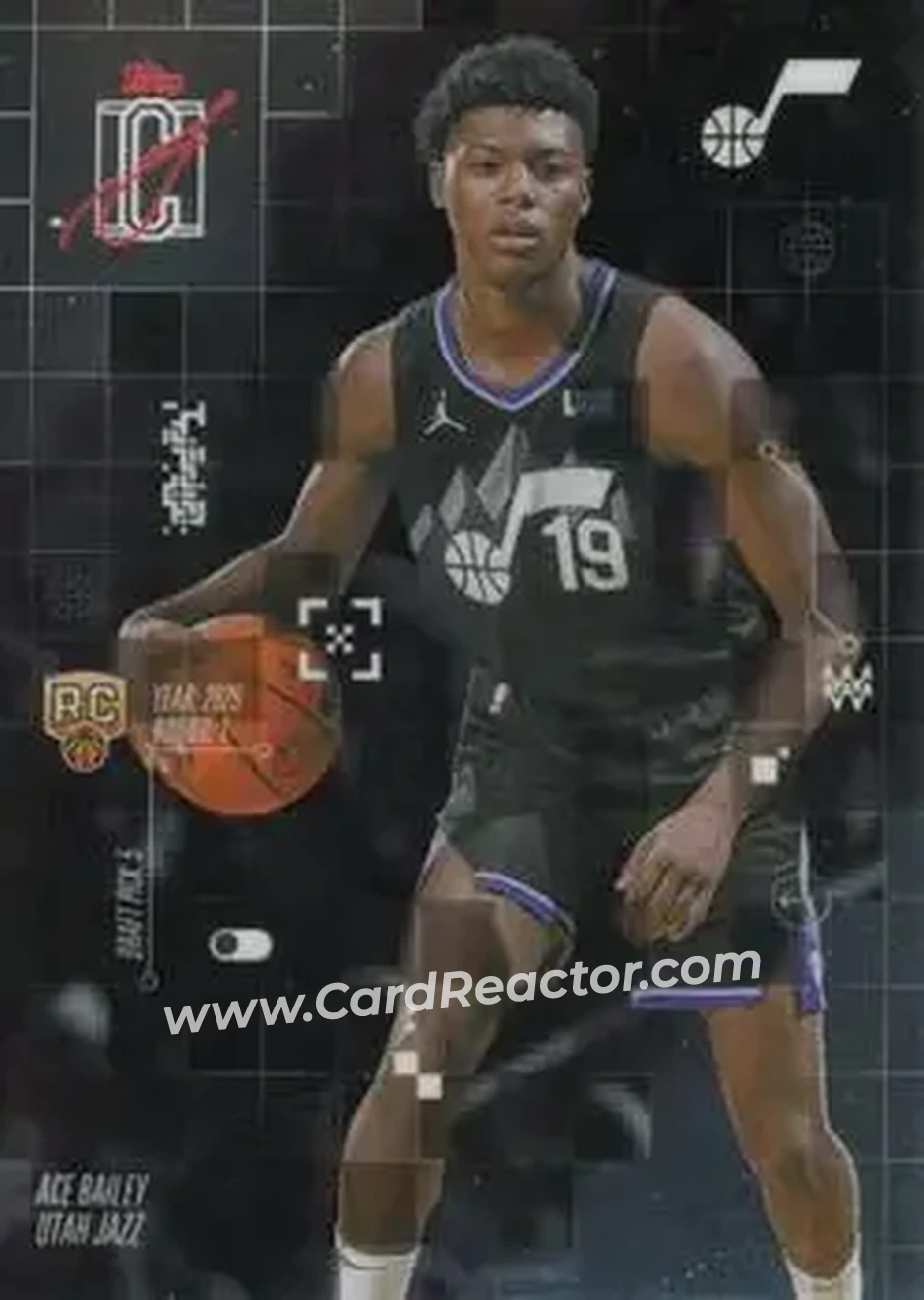 2025-26 Topps Signature Class - After Image #AF-5 - Ace Bailey - Utah Jazz - Front