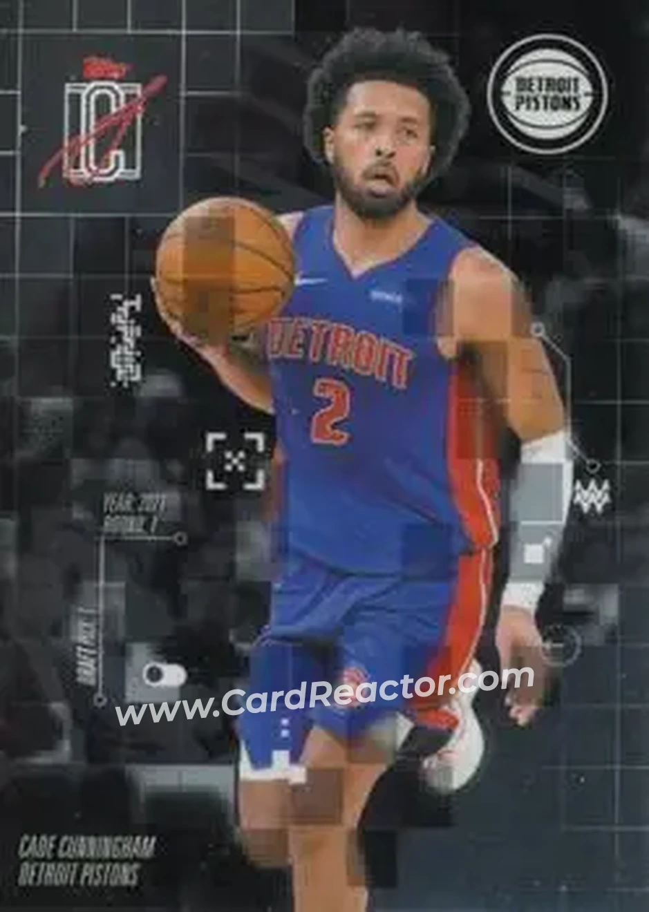2025-26 Topps Signature Class - After Image #AF-22 - Cade Cunningham - Detroit Pistons - Front 2025-26 Topps Signature Class - After Image #AF-22 - Cade Cunningham - Detroit Pistons - Front