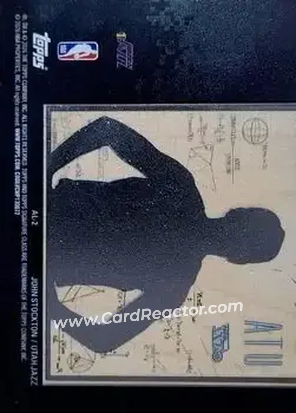 2025-26 Topps Signature Class - Algorithm #AL-2 - John Stockton - Utah Jazz - Back 2025-26 Topps Signature Class - Algorithm #AL-2 - John Stockton - Utah Jazz - Back